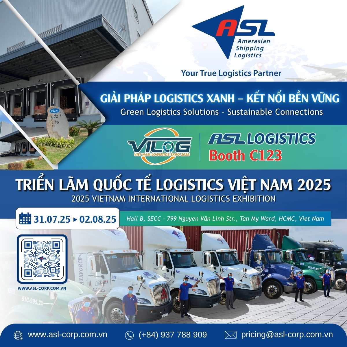 ASL LOGISTICS X VILOG 2025 - KẾT NỐI GIẢI PHÁP LOGISTICS, CÙNG DOANH NGHIỆP VƯƠN TẦM TOÀN CẦU